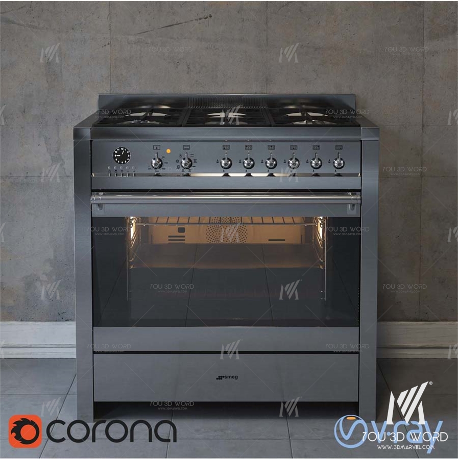 Cooking centers Smeg, CS19A-7